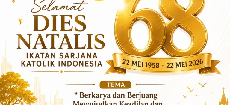 Selamat Hari Ulang Tahun ke-68 Ikatan Sarjana Katolik Indonesia.